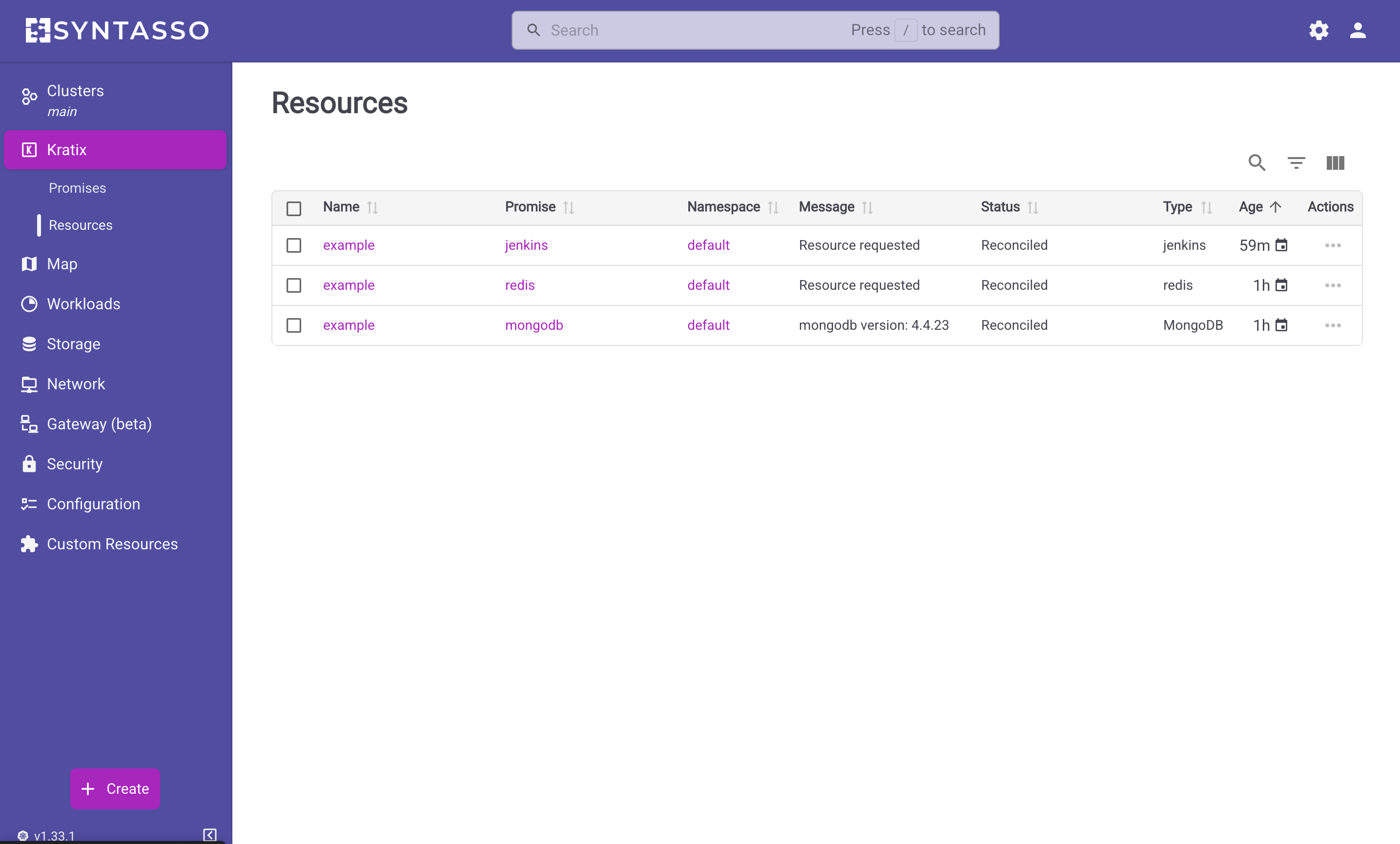 The Resource List